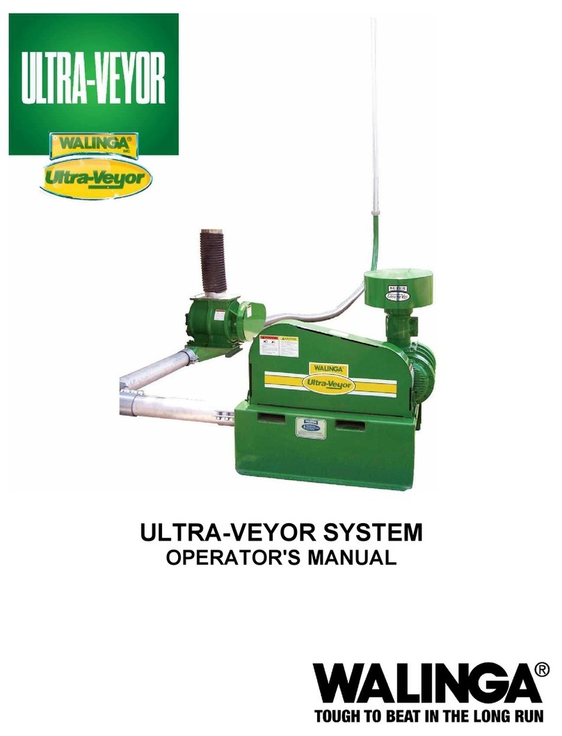 Walinga ULTRA-VEYOR SYSTEM Operator's manual