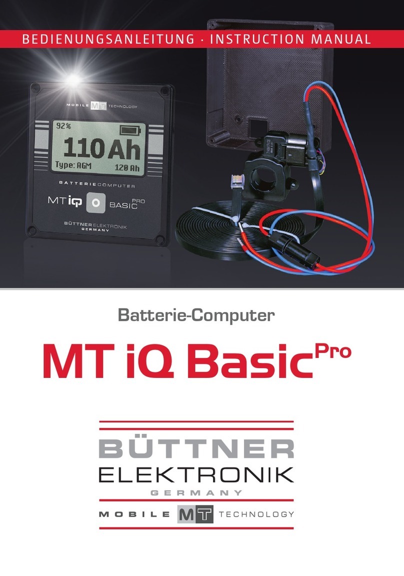 Büttner Elektronik Batterie-Computer MT iQ BasicPro User manual