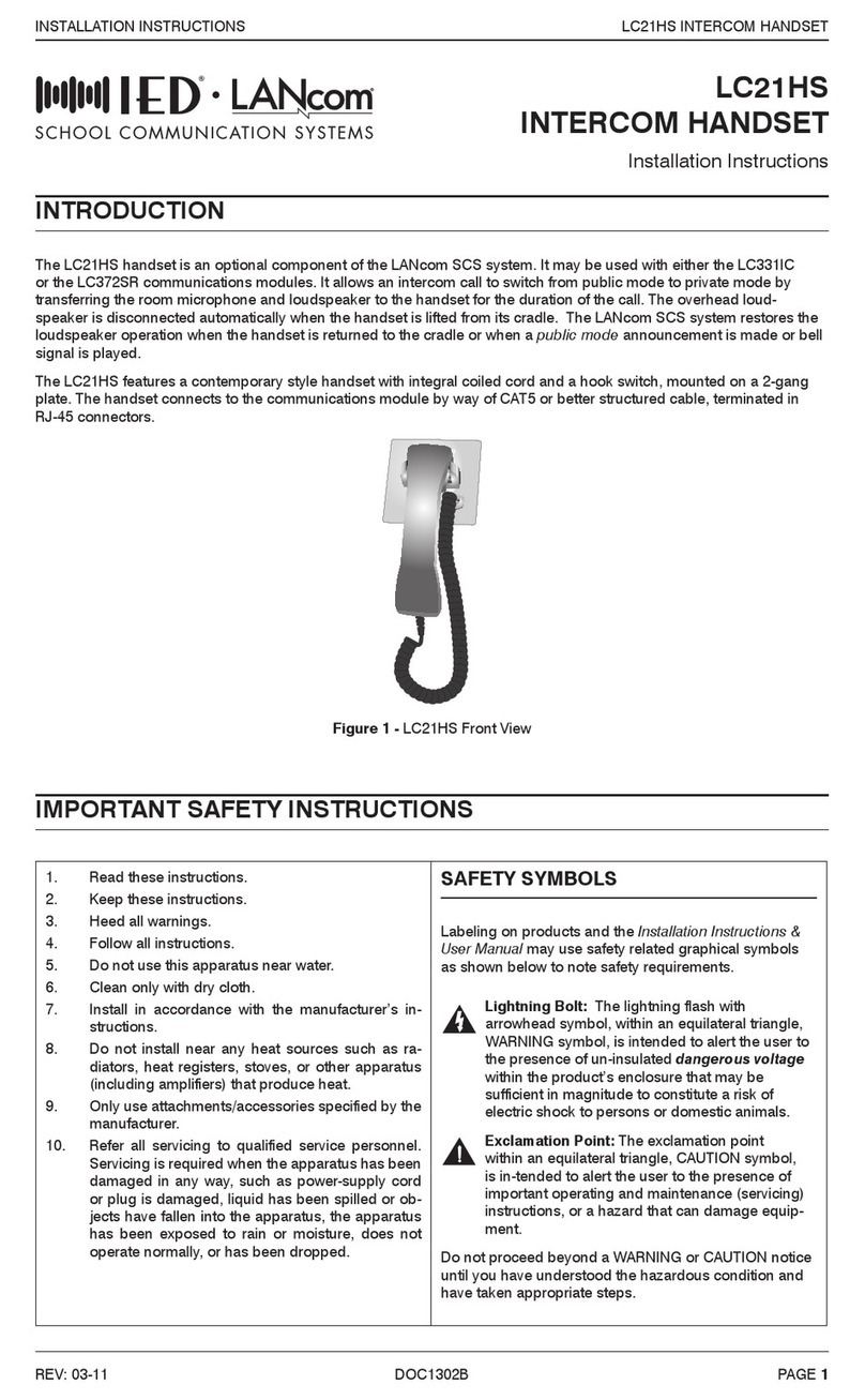 IED LANcom LC21HS installation instructions