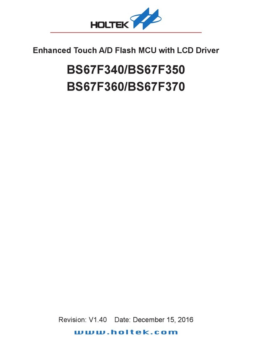 Holtek BS67F340 User manual