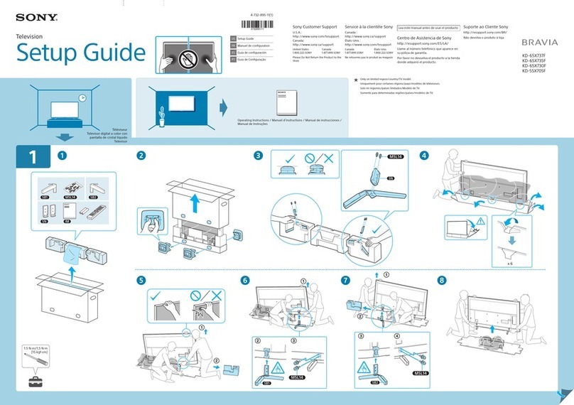 Sony BRAVIA KD-65X737F User manual