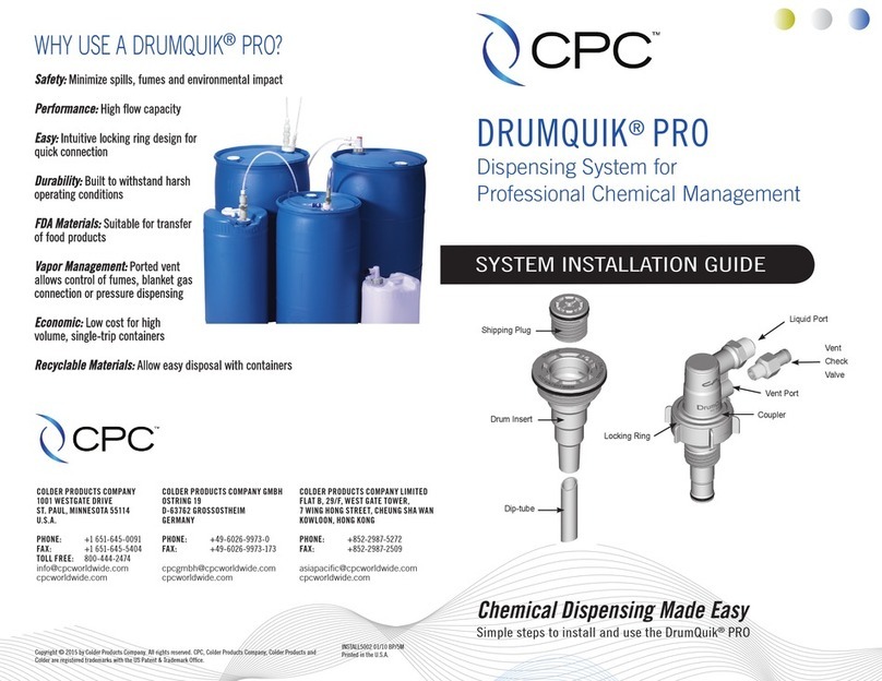 CPC DRUMQUIK PRO System installation guide