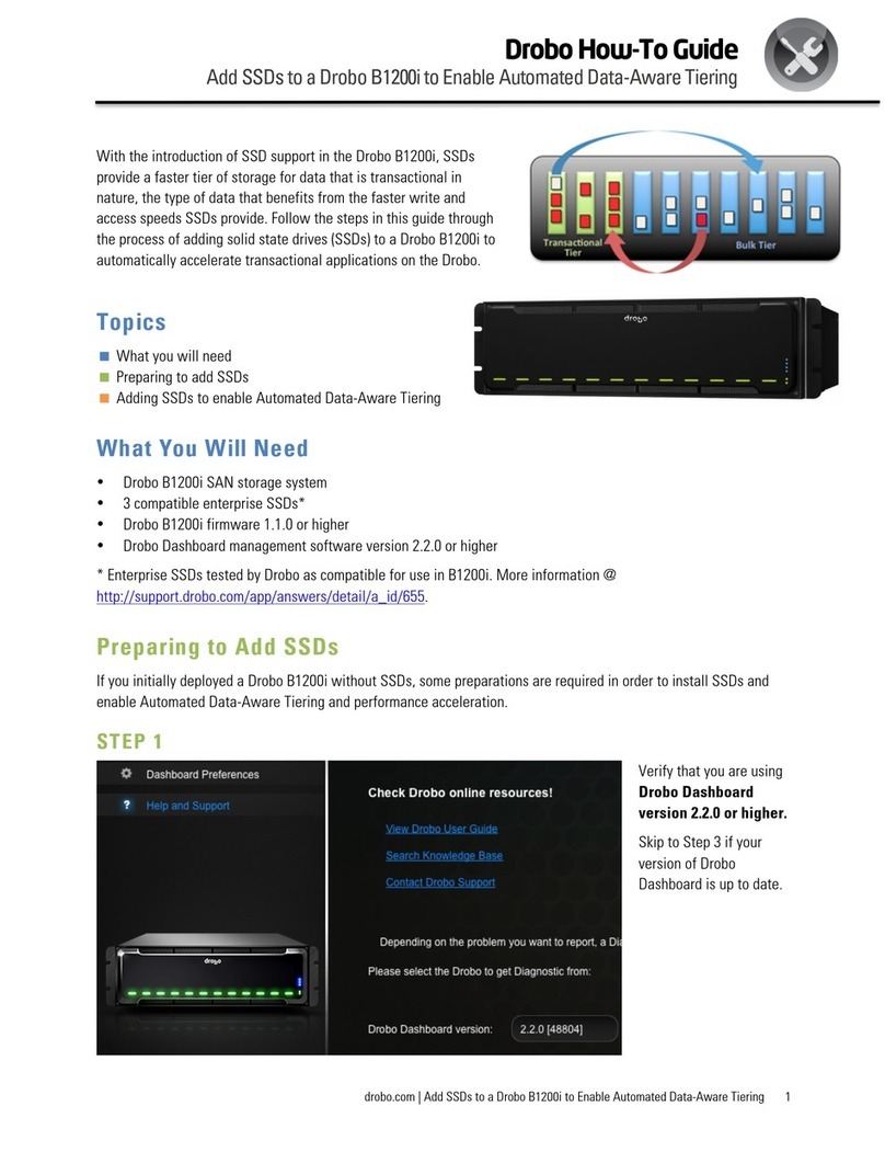 Drobo B1200i User manual