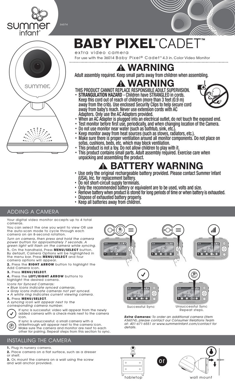 Summer BABY PIXEL CADET 36074 quick start guide