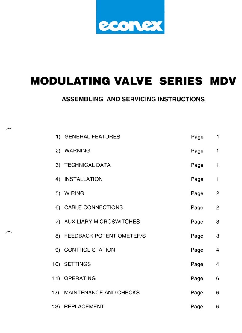 Econex MDV Series Assembling and servicing instructions