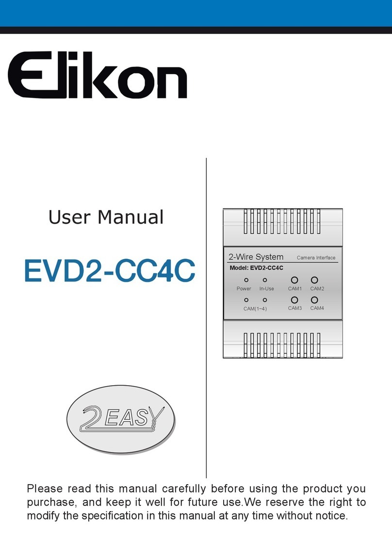 Elikon 2Easy EVD2-CC4C user manual Elikon 2Easy EVD2-CC4C user manual