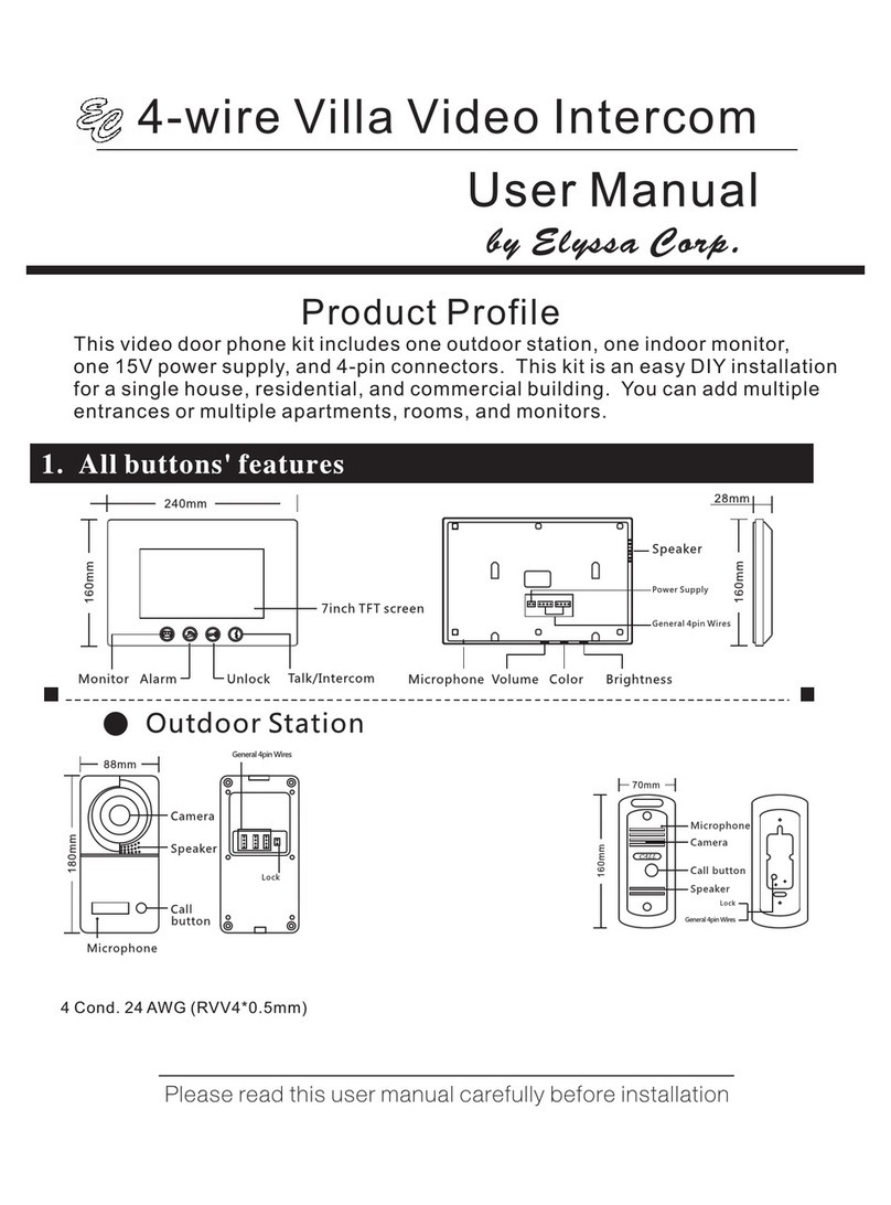 Elyssa ECVI-700K user manual