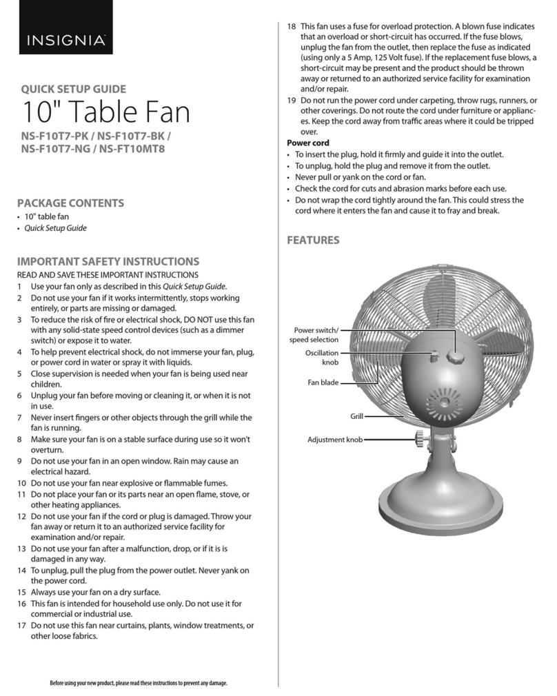 Insignia NS-F10T7-NG User manual