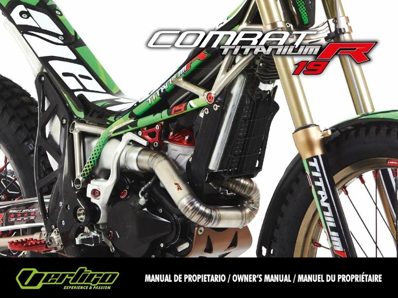 Vertigo Motors COMBAT TITANIUM R 2019 owner's manual