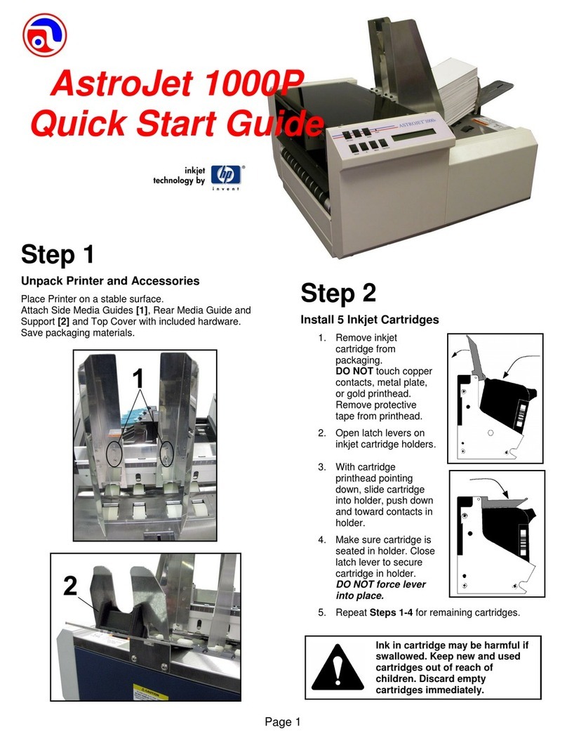 AstroJet 1000P quick start guide