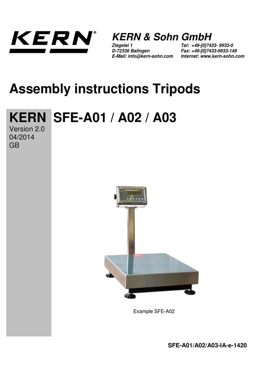 KERN SFE-A03 User manual
