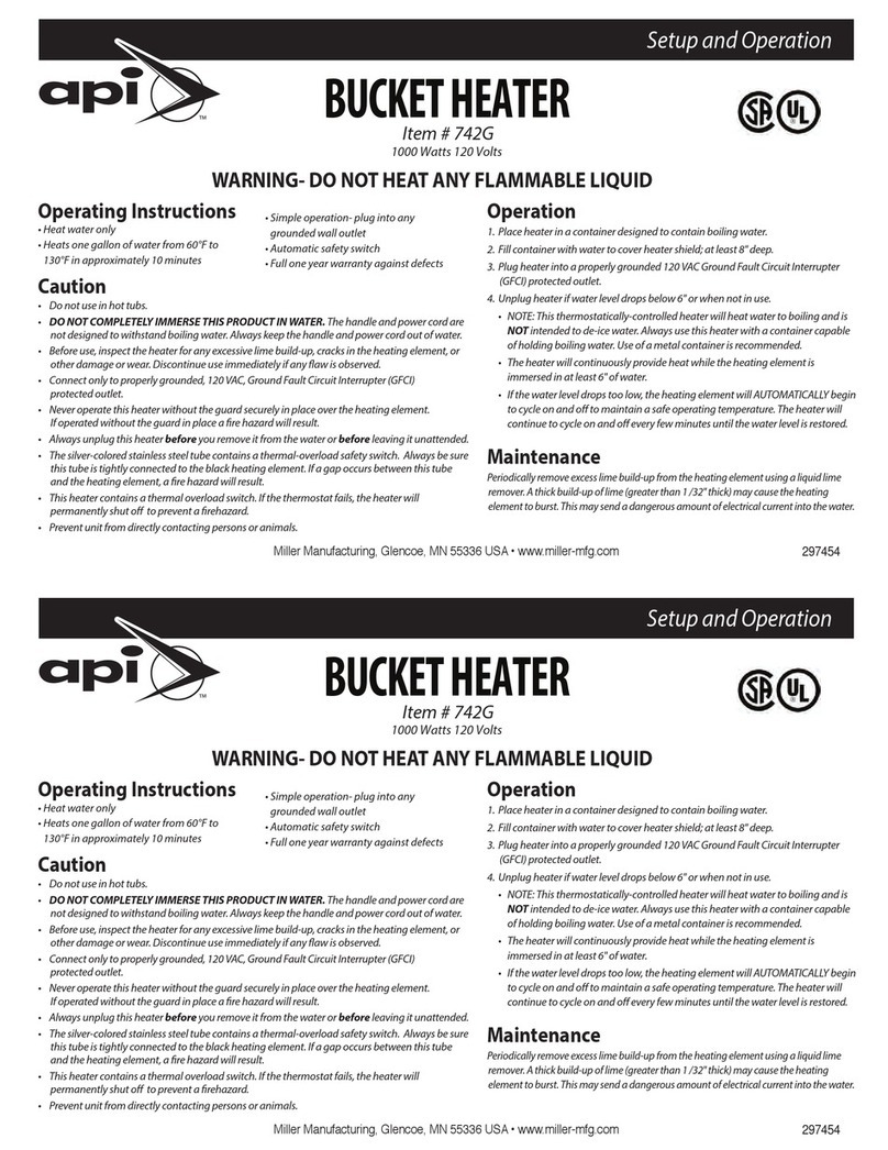 Miller API 742G Manual instruction