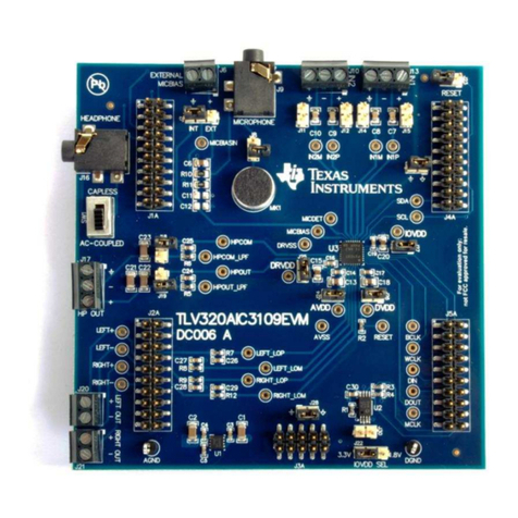 Texas Instruments TLV320AIC3109EVM-K user guide