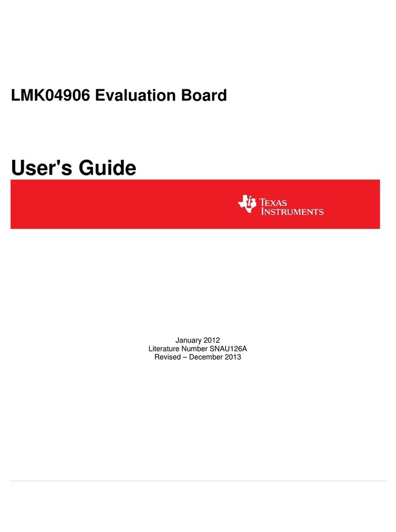 Texas Instruments LMK04906 Series User manual Texas Instruments LMK04906 Series User manual