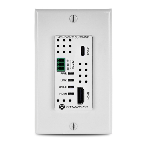 Atlona AT-HDVS-210U-TX-WP User manual