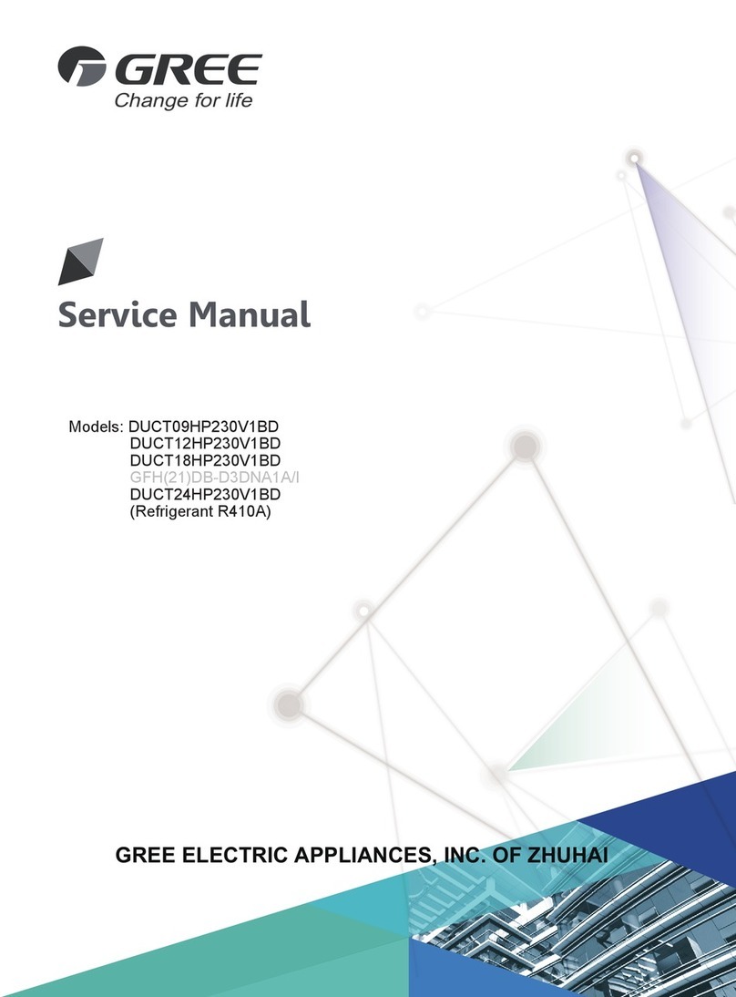 Gree DUCT09HP230V1BD User manual