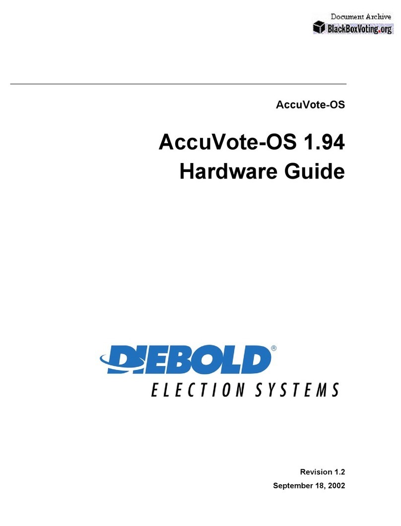 DIEBOLD AccuVote-OS 1.94 Installation instructions