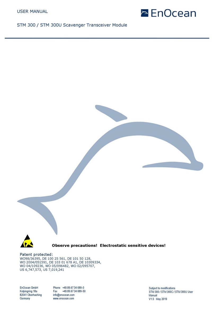 EnOcean STM 300U User manual
