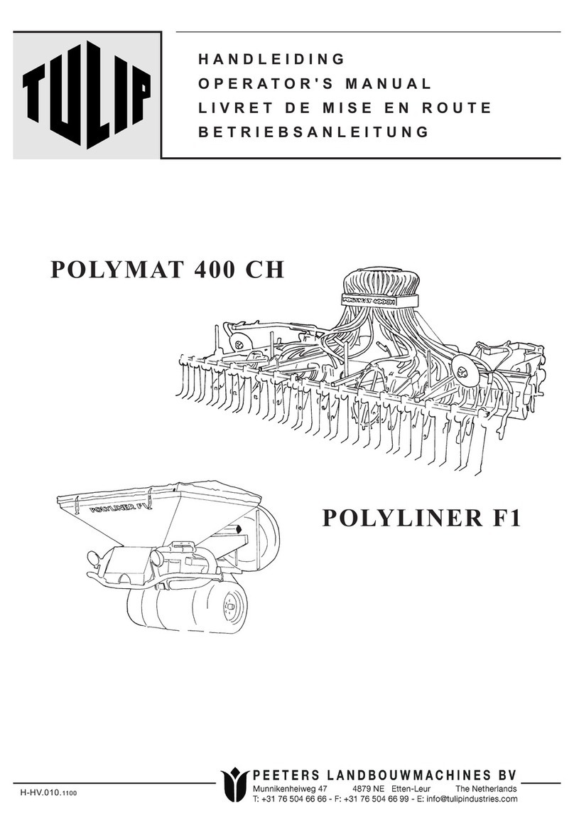 Tulip POLYMAT 400 CH Operator's manual
