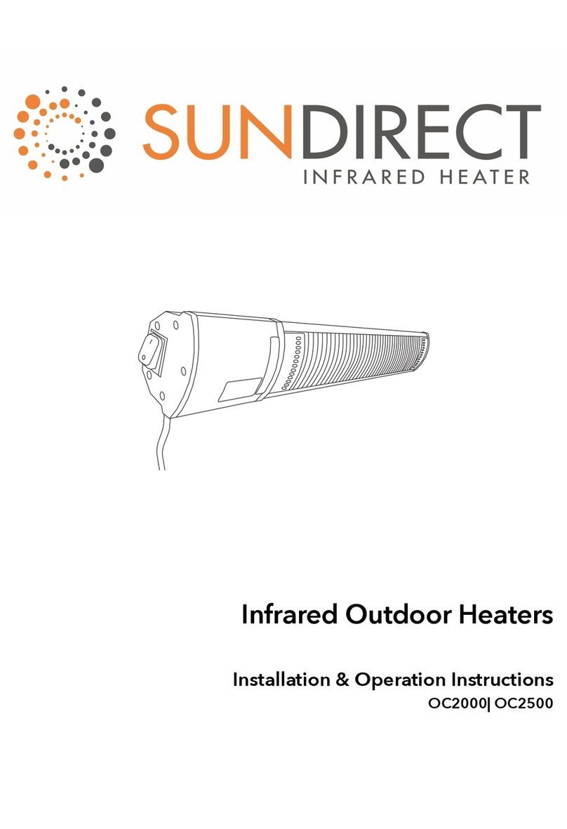 Sundirect OC2000 Installation instructions