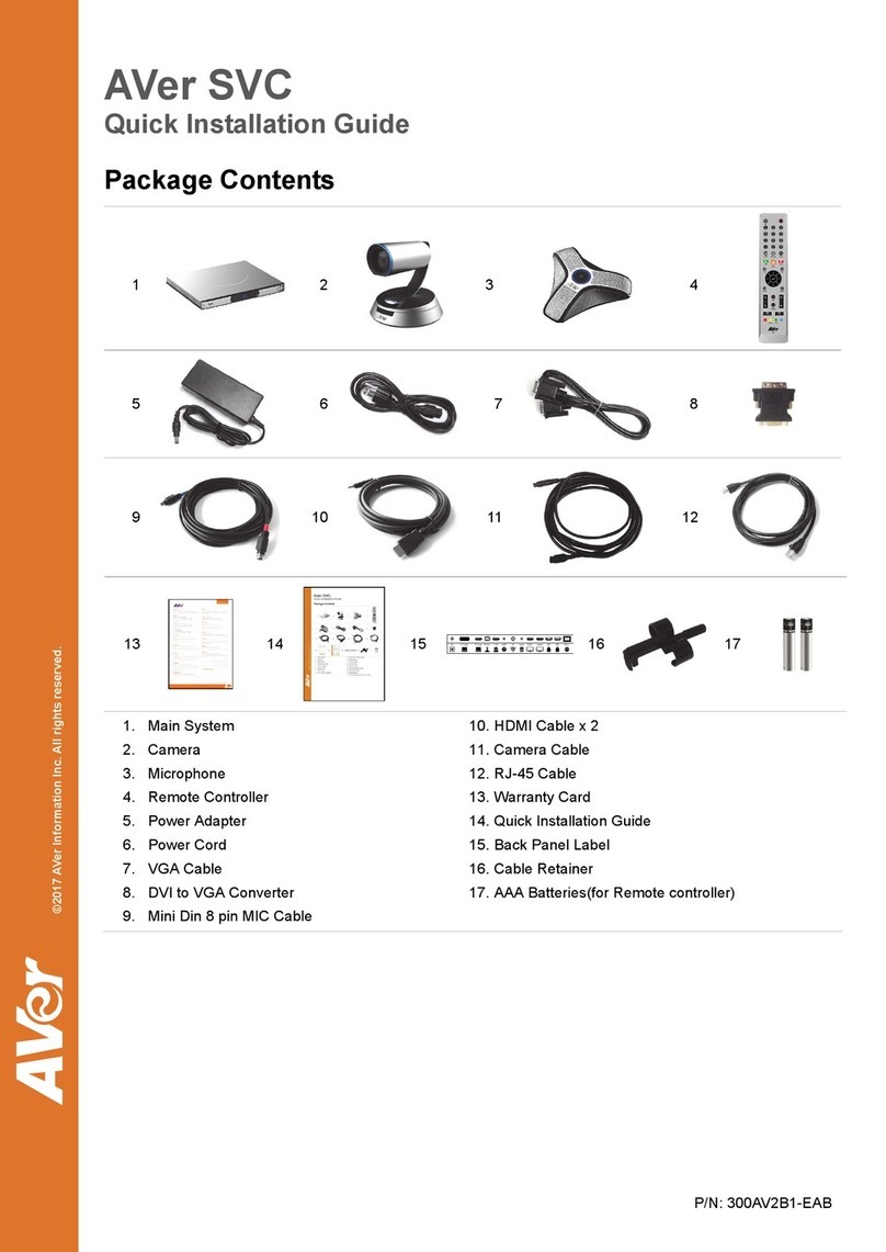 AVer SVC Quick installation guide