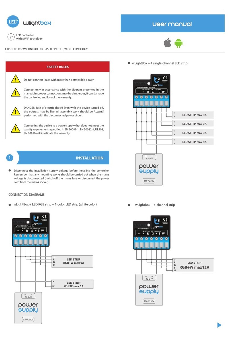 BleBox wLightBox user manual