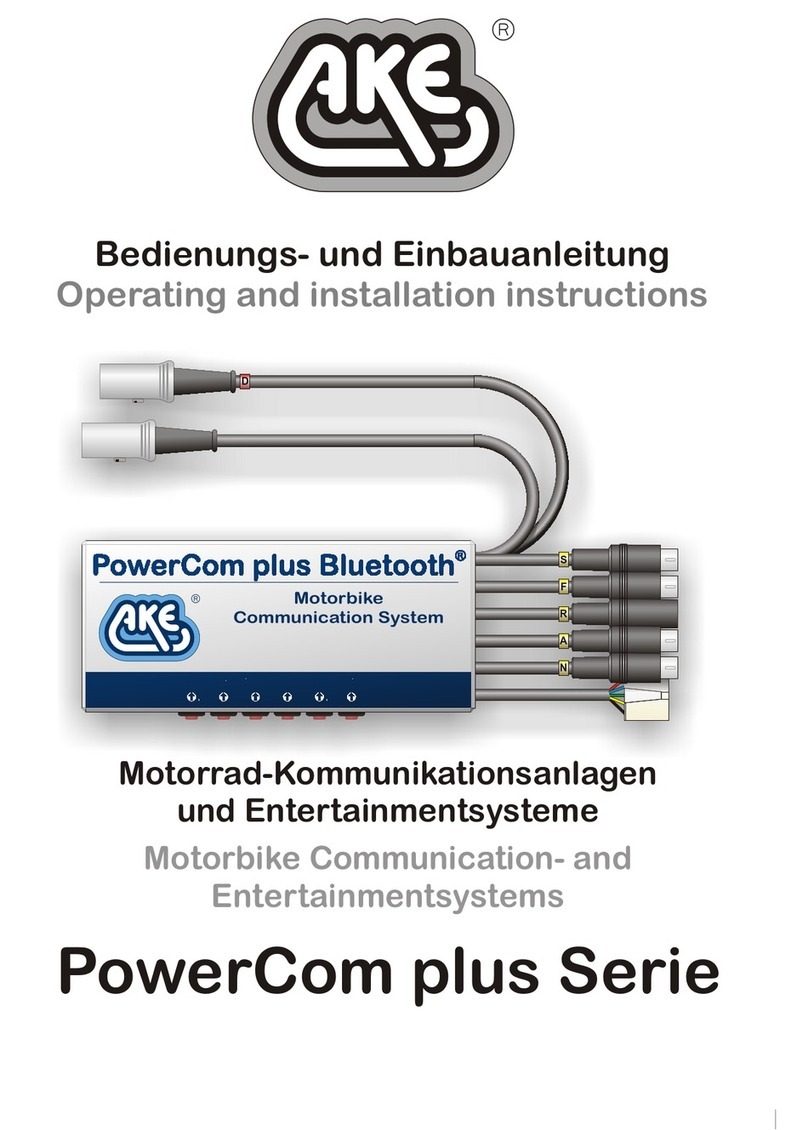 AKE PowerCom plus Series Operating and installation instructions