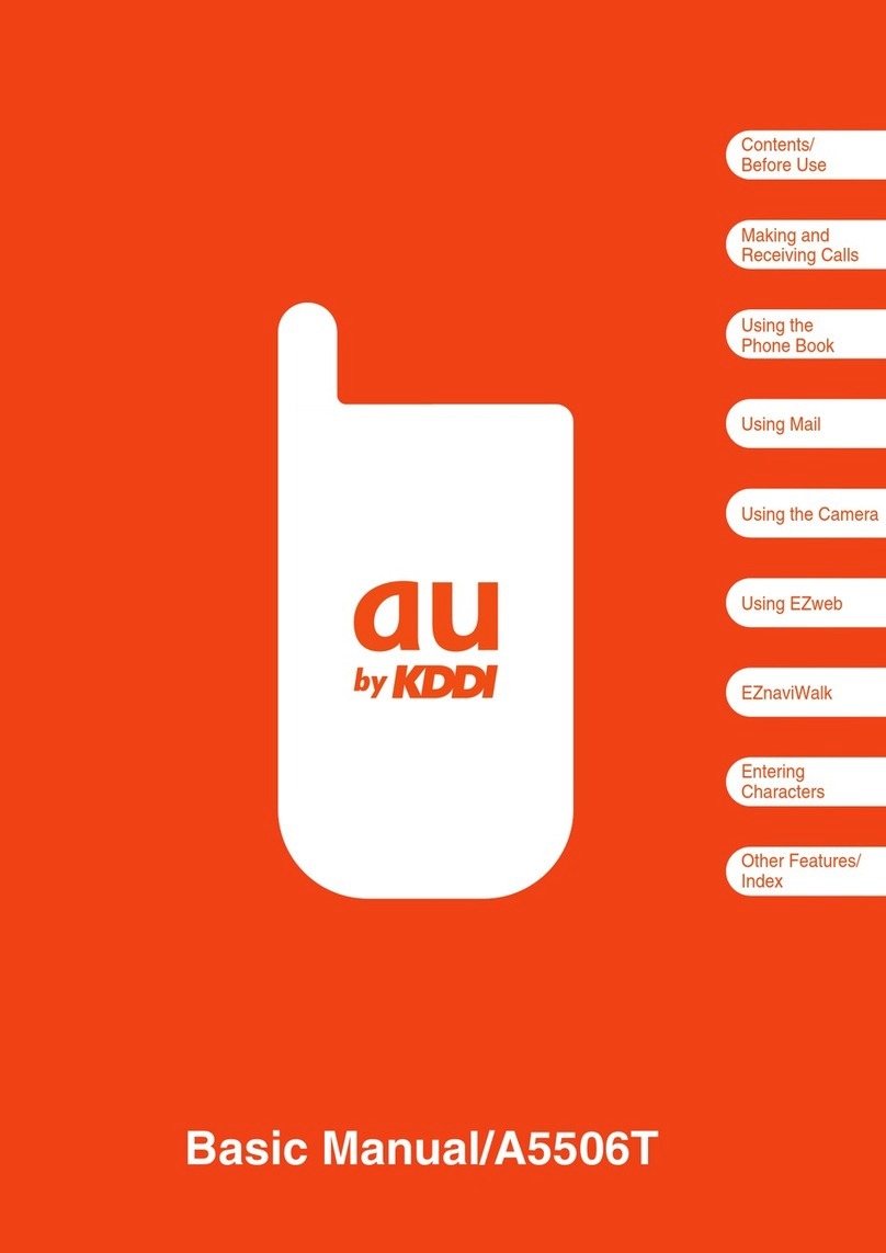 KDDI AU A5506T Basic Manual