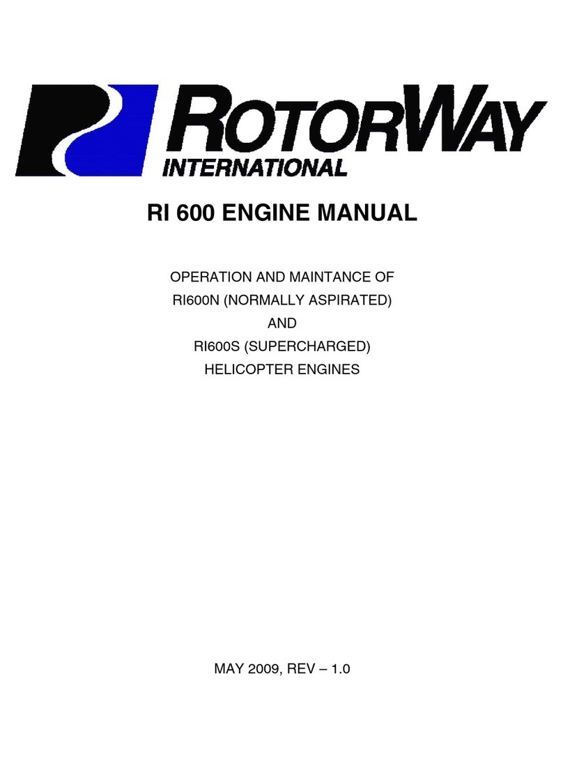 RotorWay RI 600 Series User manual