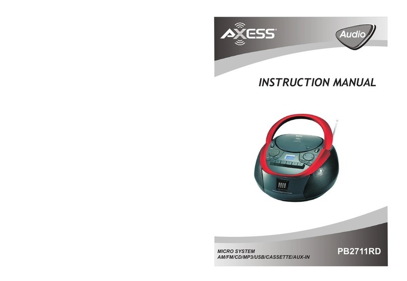 Axess PB2711RD instruction manual