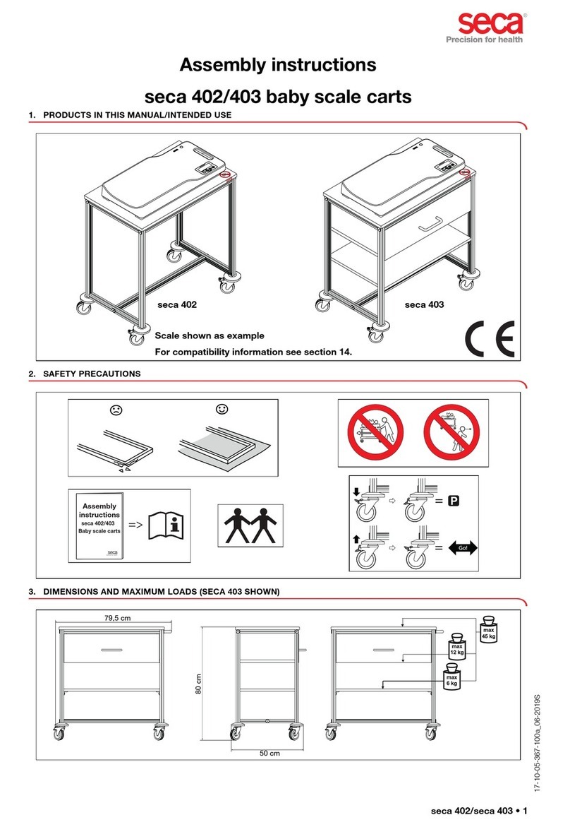 Seca 402 Assembly instructions