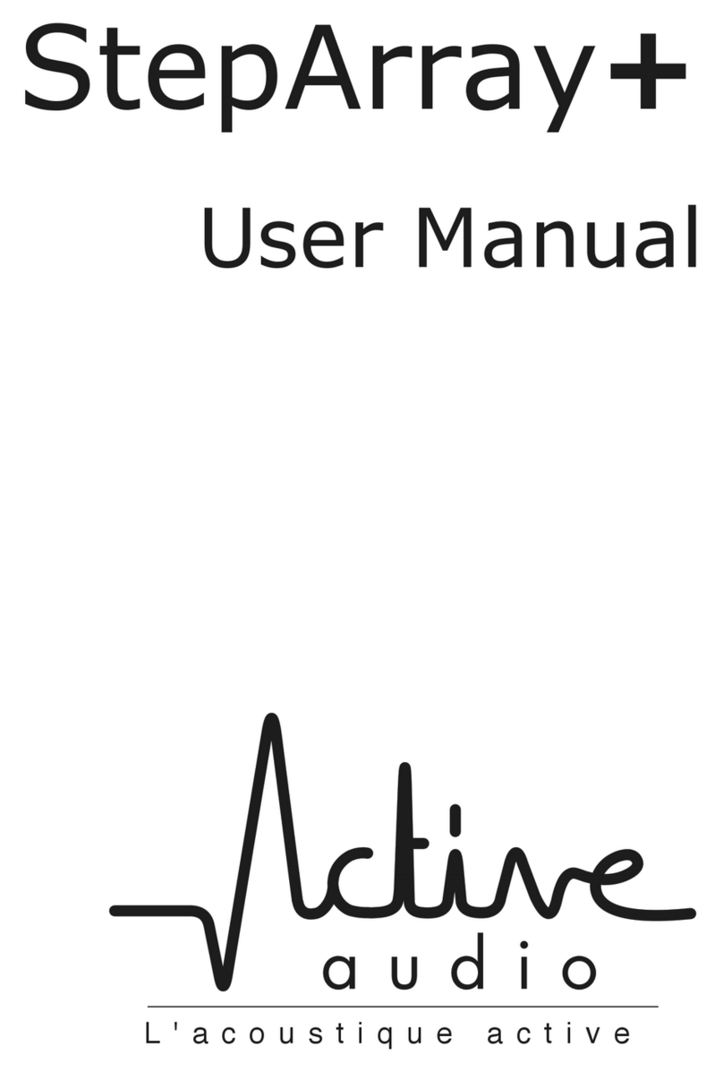 Active Audio StepArray+ Series User manual