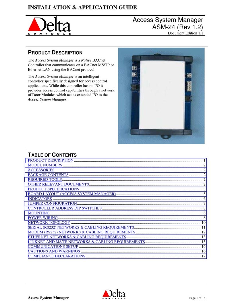 Delta Controls ASM-24 User guide