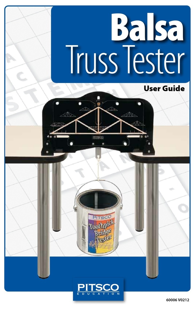 pitsco Balsa Truss Tester user guide