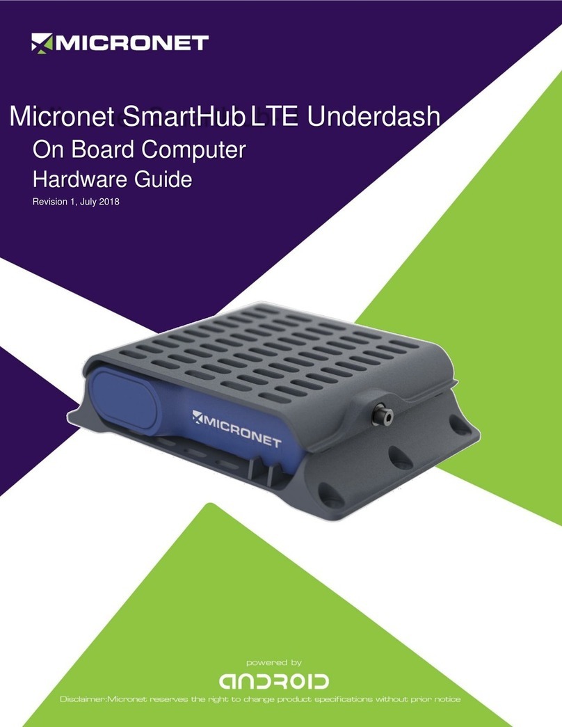 MicroNet SmartHub LTE Underdash Hardware guide