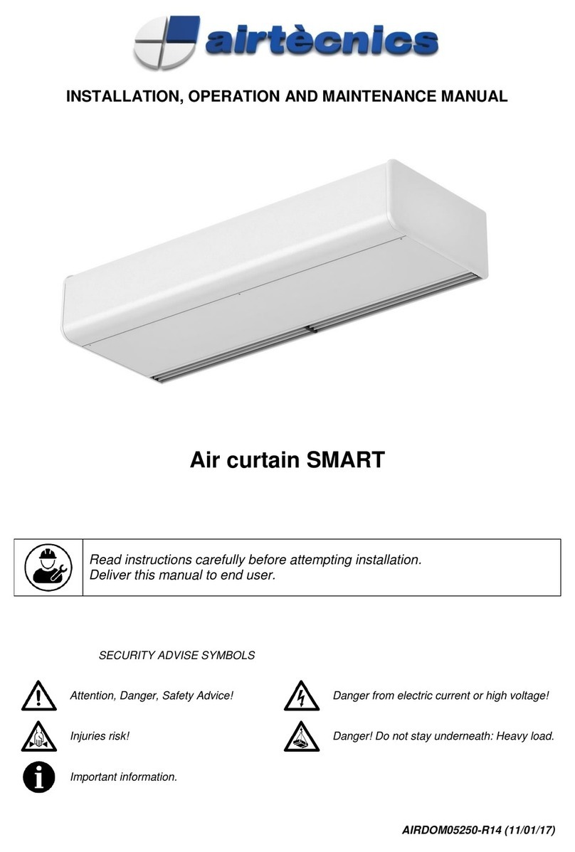 Airtecnics SMART M 1000 A Installation, operation and maintenance manual Airtecnics SMART M 1000 A Installation, operation and maintenance manual