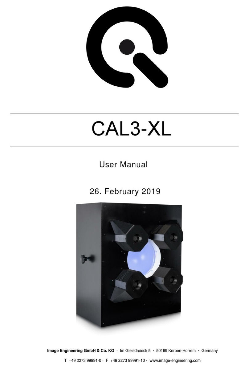 Image Engineering CAL3-XL User manual