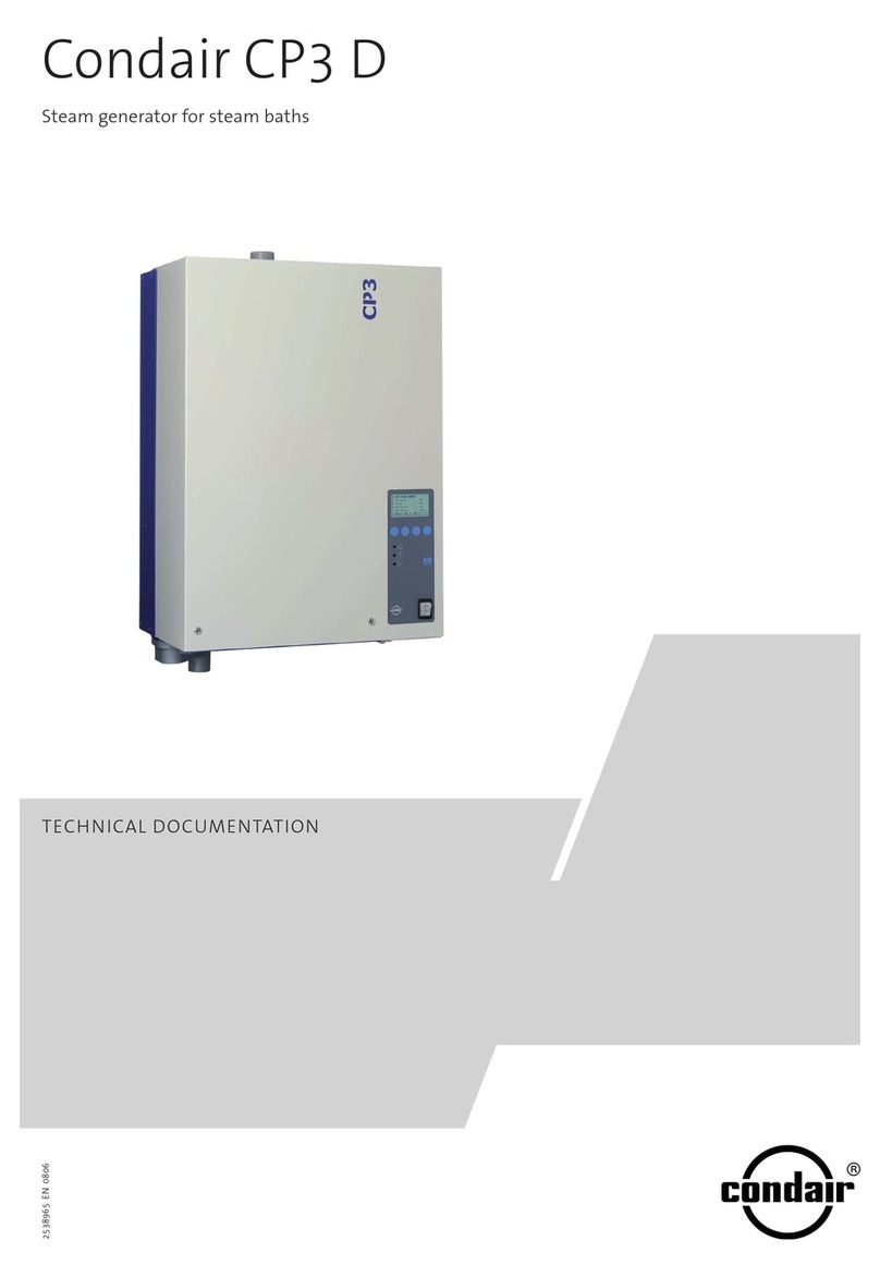 Condair CP3 D Series Technical documentation