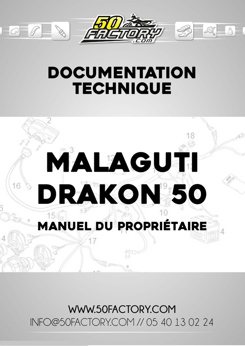 Malaguti Drakon 50 User manual Malaguti Drakon 50 User manual