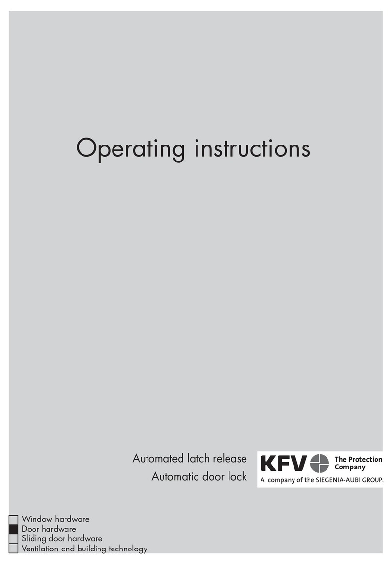 Siegenia-AUBI GEN AS Series operating instructions
