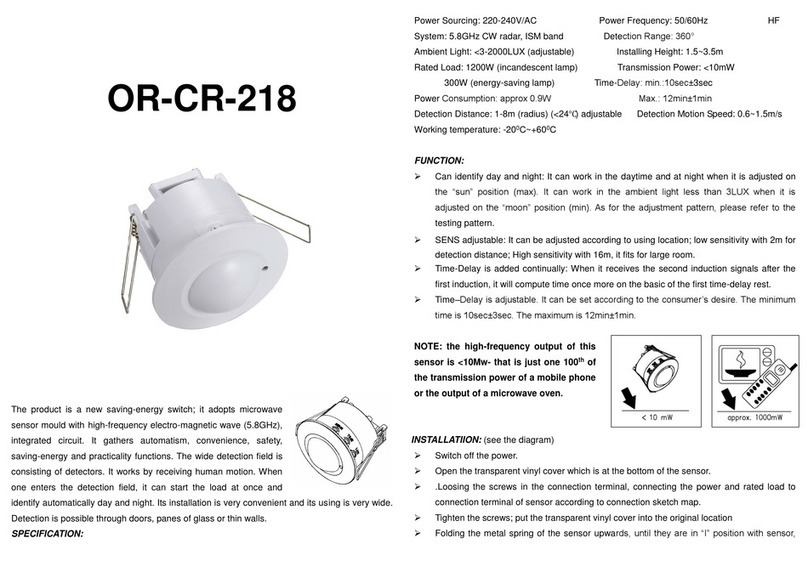 Orno OR-CR-218 User manual Orno OR-CR-218 User manual