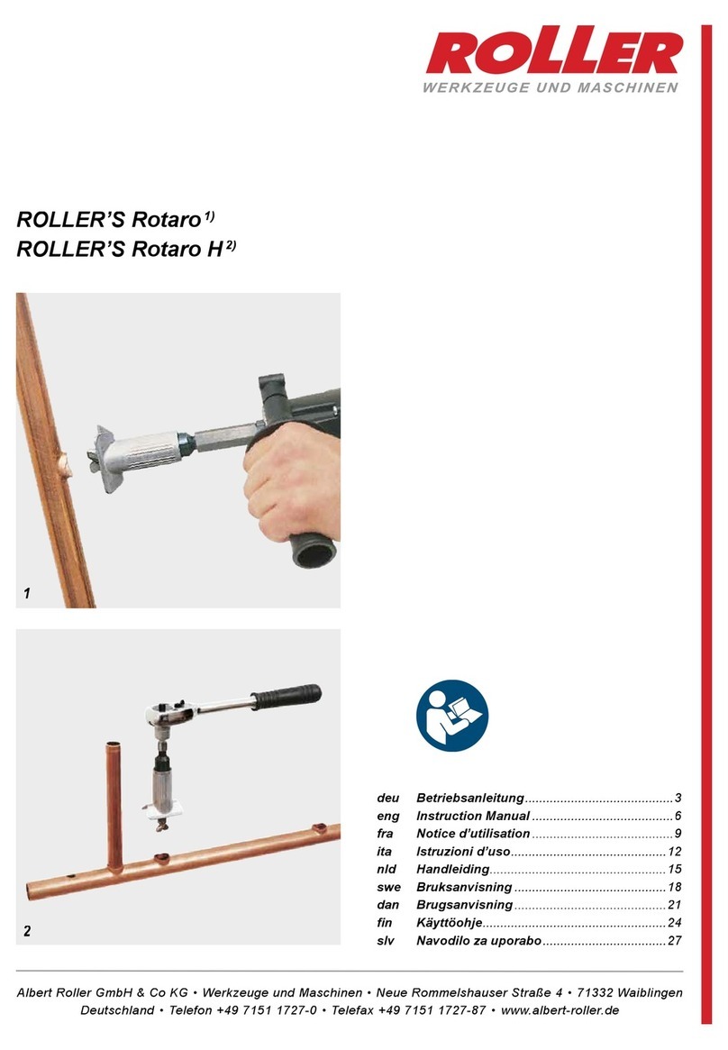 Roller Rotaro User manual