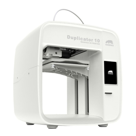 WANHAO Duplicator 10 User manual
