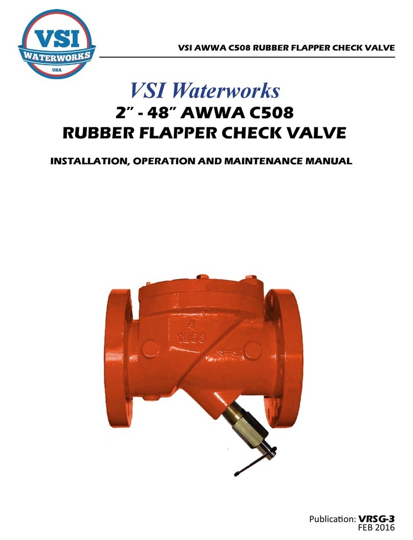 VSI AWWA C508 Series Installation, operation and maintenance