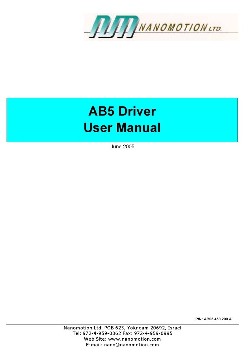 Nanomotion AB5 user manual