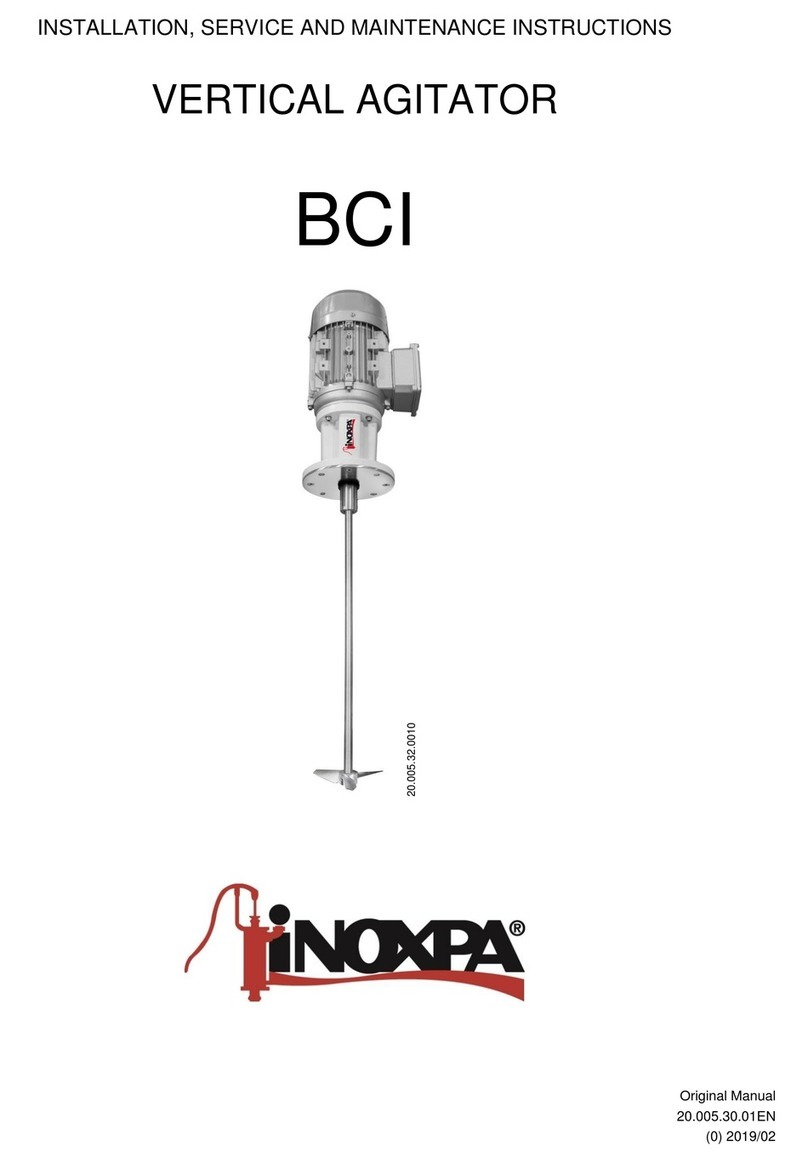 INOXPA BCI Series Installation, service and maintenance instructions
