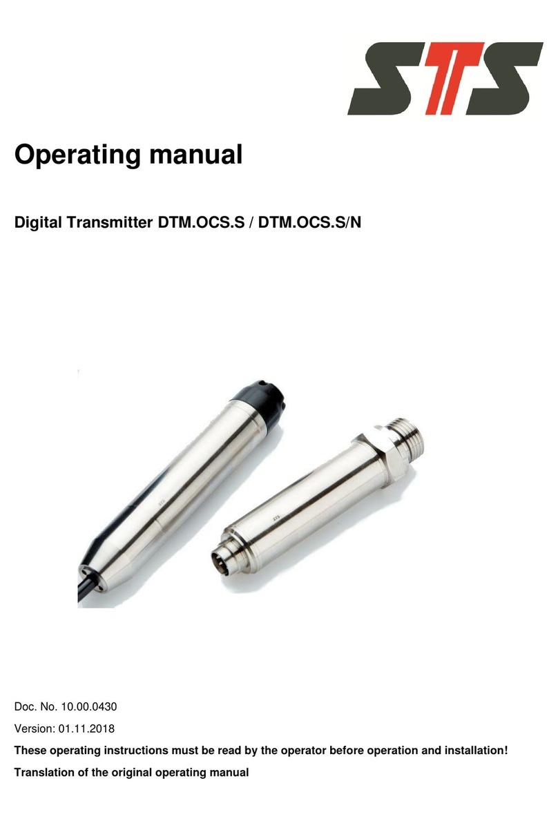 STS DTM.OCS.S operating manual