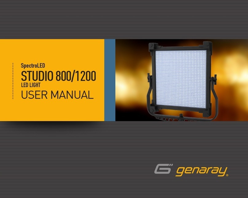 Generay SpectroLED Studio 800 user manual