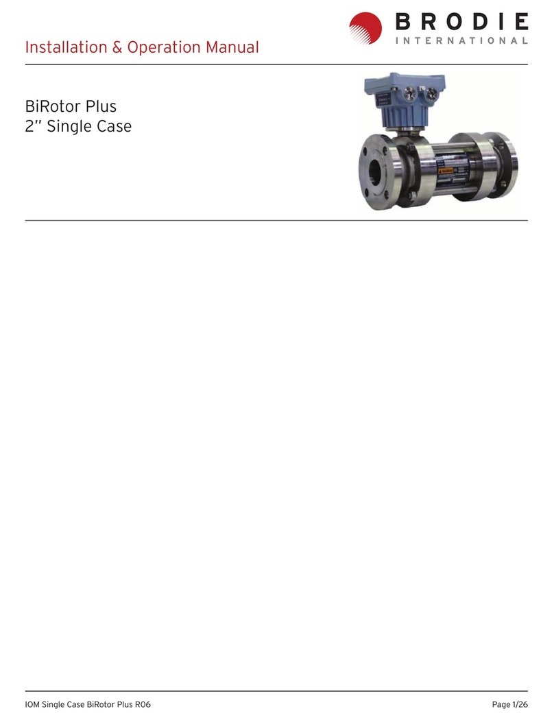 Brodie BiRotor Plus Installation & operation manual