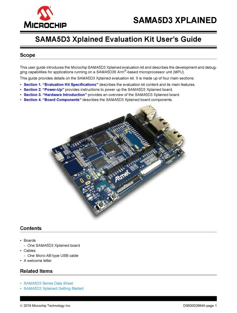 Microchip Technology SAMA5D3 XPLAINED User manual